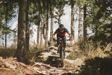 Dres Force MTB ANGLE, modro-červený