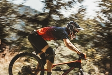 Dres Force MTB ANGLE, modro-červený