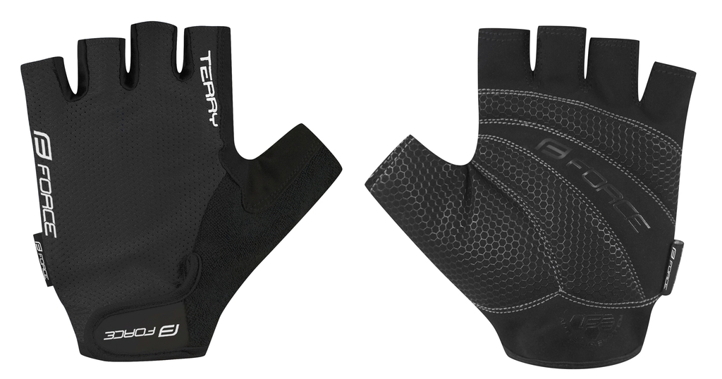 Rukavice FORCE TERRY, černé