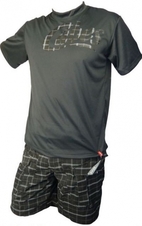 Dres krátký pánský HAVEN Cubes černo/černý