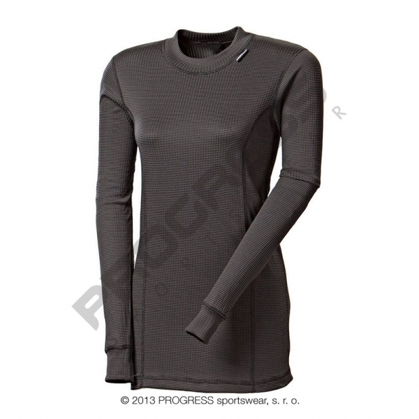 Triko dlouhé dámské Progress MS černé