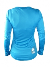 Dres dlouhý dámský HAVEN AMAZON modro/bílý