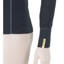 Triko dlouhé dámské SENSOR MERINO ACTIVE zip černé