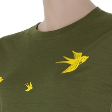 Triko krátké dámské SENSOR MERINO ACTIVE PT SWALLOW safari