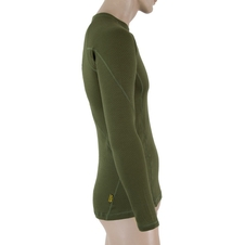 Triko dlouhé pánské SENSOR MERINO DOUBLE FACE safari