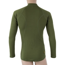 Triko dlouhé pánské SENSOR MERINO DOUBLE FACE safari