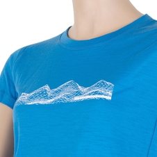 Triko krátké dámské SENSOR MERINO ACTIVE PT MOUNTAINS modré