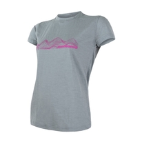 Triko krátké dámské SENSOR MERINO ACTIVE PT MOUNTAINS šedé