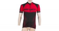 Dres krátký pánský SENSOR TEAM UP černo/červený