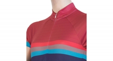 Dres krátký dámský SENSOR SUMMER STRIPE modrá/lilla