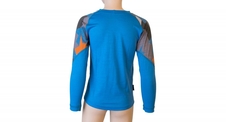 Triko dlouhé dětské SENSOR MERINO IMPRESS+spodky set modrá/camo