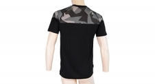 Triko krátké pánské SENSOR MERINO IMPRESS černé/camo