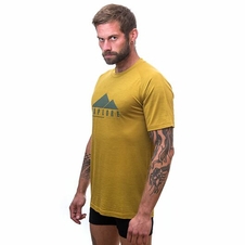 Triko krátké pánské SENSOR MERINO AIR PT EXPLORE žluté