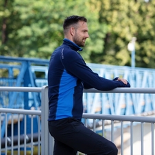 Mikina pánská Progress TOREZ tmavě modrá/světle modrá