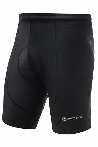 Kalhoty krátké pánské SENSOR CYKLO ENTRY černé