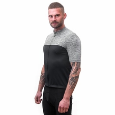 Dres krátký pánský SENSOR CYKLO COOLMAX černo/šedý