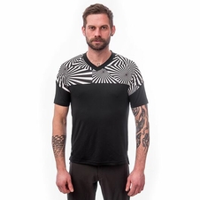 Dres krátký pánský SENSOR HELIUM černá/geometry