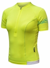 Dres krátký dámský SENSOR CYKLO COOLMAX ENTRY neon žlutý