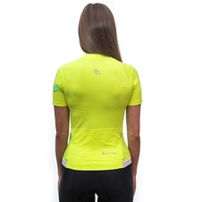 Dres krátký dámský SENSOR CYKLO COOLMAX ENTRY neon žlutý