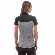 Dres krátký dámský SENSOR CYKLO MOTION zip šedo/černý