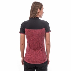 Dres krátký dámský SENSOR CYKLO MOTION zip růžovo/černý
