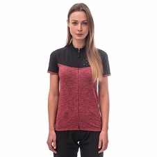 Dres krátký dámský SENSOR CYKLO MOTION zip růžovo/černý