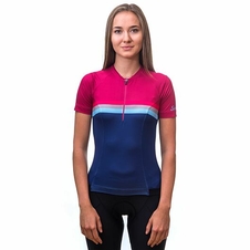 Dres krátký dámský SENSOR CYKLO TOUR lilla stripes