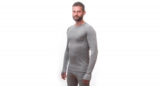 Triko dlouhé pánské SENSOR MERINO BOLD šedé