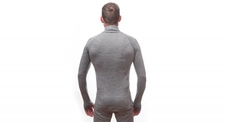 Triko dlouhé pánské SENSOR MERINO BOLD rolák šedé