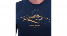 Triko krátké pánské SENSOR COOLMAX TECH MOUNTAINS tm. modré