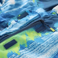 Bunda dětská ALPINE PRO ZEREDO s PTX modrá