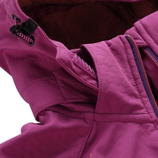 Bunda dámská ALPINE PRO HOORA softshellová růžová