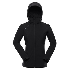 Bunda dámská ALPINE PRO HOORA softshellová černá