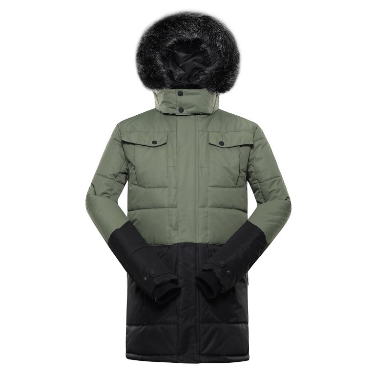 Bunda pánská ALPINE PRO EGYP s membránou PTX zelená