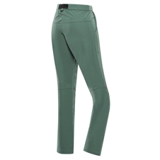 Kalhoty dámské dlouhé ALPINE PRO CORBA softshellové zelené