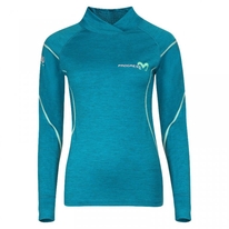 Triko dlouhé dámské Progress NSTZ merino rolák zelený melír