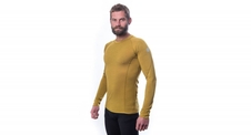 Triko dlouhé pánské SENSOR MERINO AIR mustard