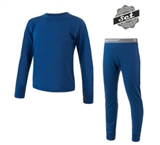 Komplet dětský SENSOR MERINO AIR SET tm. modrý NEW