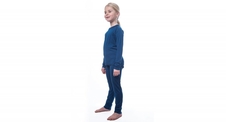 Komplet dětský SENSOR MERINO AIR SET tm. modrý NEW