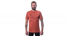 Triko krátké pánské SENSOR MERINO ACTIVE SNSR terracotta