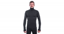 Triko dlouhé pánské SENSOR MERINO BOLD rolák antracitové