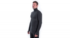 Triko dlouhé pánské SENSOR MERINO BOLD rolák antracitové