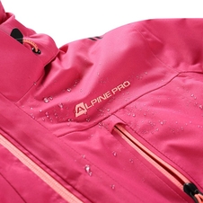 Bunda dámská ALPINE PRO REAMA s membránou PTX růžová