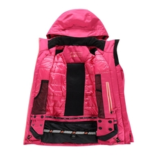 Bunda dámská ALPINE PRO REAMA s membránou PTX růžová