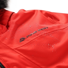 Bunda dámská ALPINE PRO OLADA s membránou PTX červená