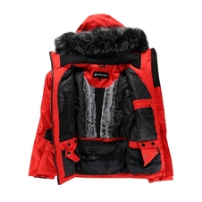 Bunda dámská ALPINE PRO OLADA s membránou PTX červená