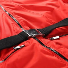 Bunda dámská ALPINE PRO OLADA s membránou PTX červená