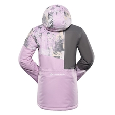 Bunda dámská ALPINE PRO UZERA s membránou PTX fialová