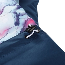 Bunda dámská ALPINE PRO OMEQA s membránou PTX modrá