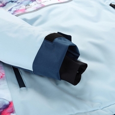 Bunda dámská ALPINE PRO OMEQA s membránou PTX modrá